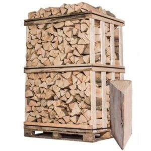 Bois de chauffage 45 cm – Caisse 2 m³, mélange feuillus secs