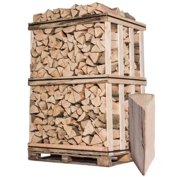 Bois de chauffage 45 cm – Caisse 2 m³, mélange feuillus secs