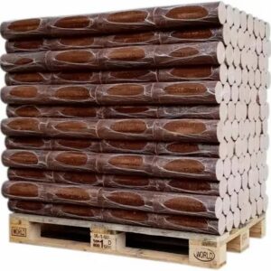 Bois densifié 100% feuillus – Demi palette