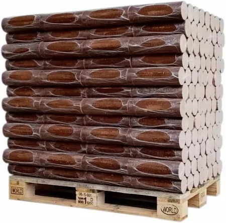 Bois densifié 100% feuillus – Demi palette