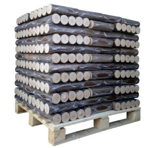 Bois densifié Premium – Palette 96 paquets de 5 bûches, haute performance