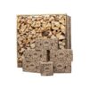 Bûches de bois de chauffage 3,78 m³ – 25 cm – 6,30 stères + 13 sacs de bois d’allumage