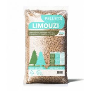 Granulés Pellet Limouzi – Palette de 64 sacs de 15 kg – Bois 100_ résineux haute performance